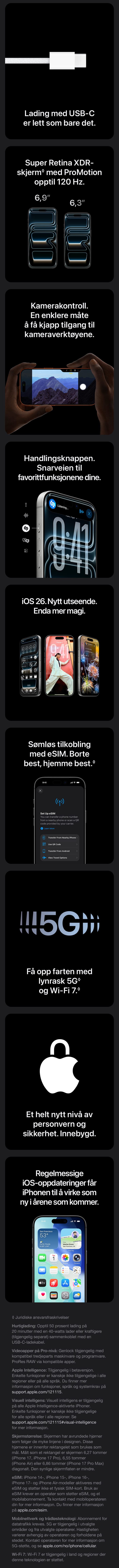 Oppgrader til iPhone