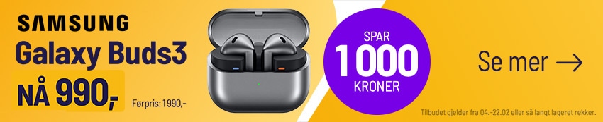 Galaxy Buds3 til ekstra god pris!