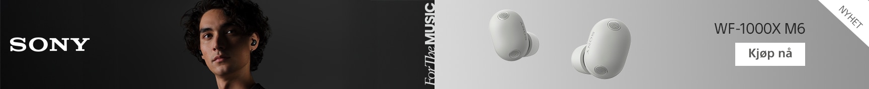 Sony WF-1000XM6 trådløse ørepropper