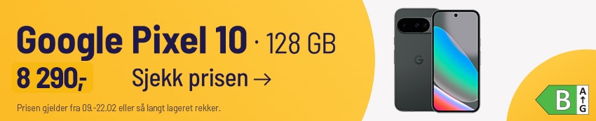 Pixel 10 - sjekk prisen