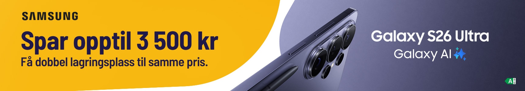 Lanseringstilbud! Spar opptil 3500kr!
