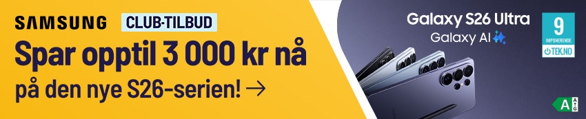 Spar opptil 3000kr på S26-serien