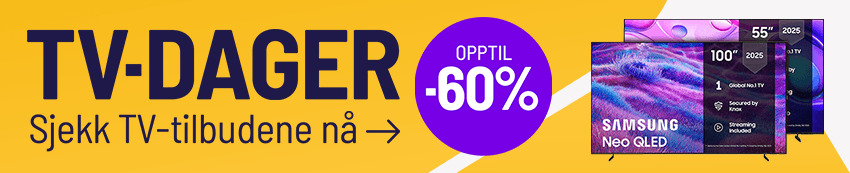 TV-dager. Sjekk prisen!