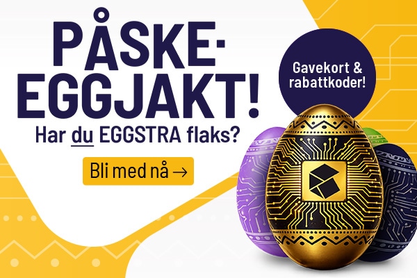 Påskejakten er i gang – finn eggene og vinn stort! 🐣🎉