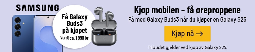 Kjøp S25 og få ørepropper på kjøpet