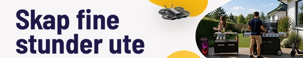 Produkter for sommerlivet ute