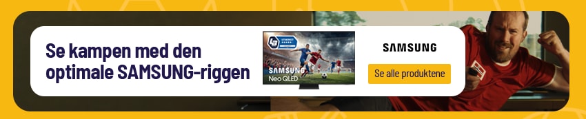 Se kampen med TV fra samsung