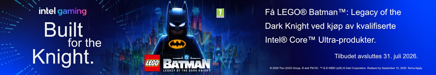 Intel Lego Batman Bundle