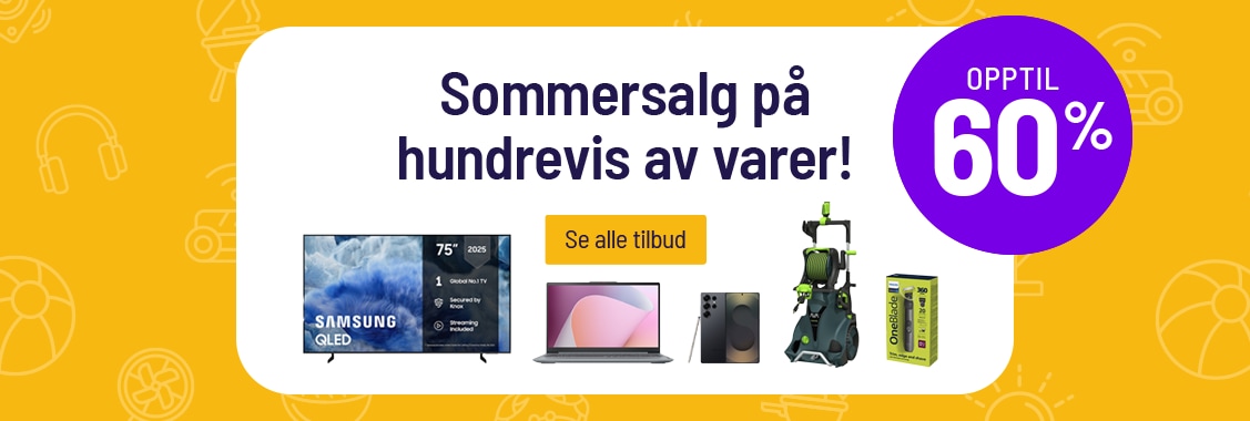 Smmer salg hos komplett