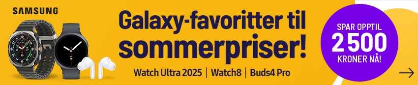Spar opptil 2500kr på Galaxy-tilbehør i sommer