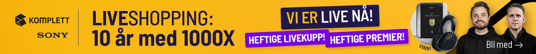 Vi er live!