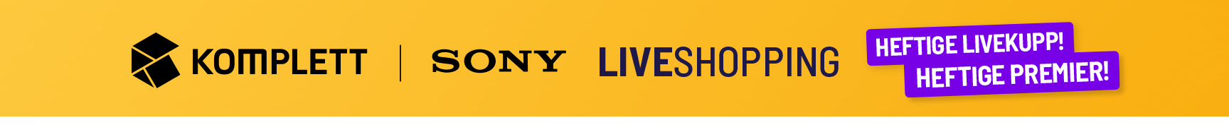 Liveshopping med SONY
