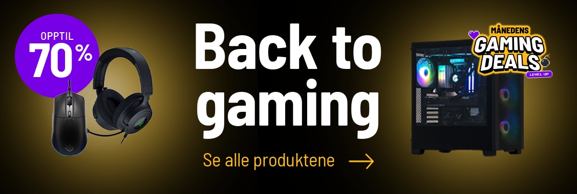 Back to gaming