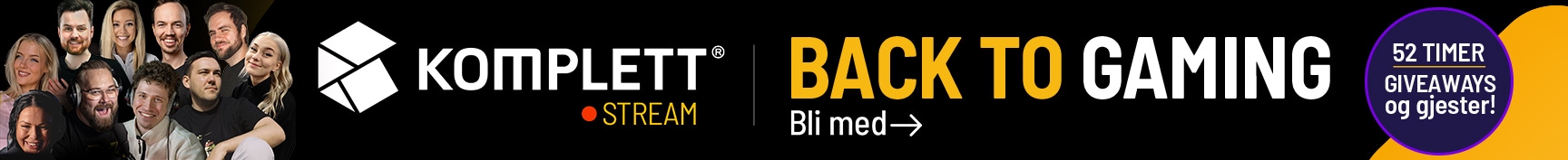 Back to Gaming - Bli med!