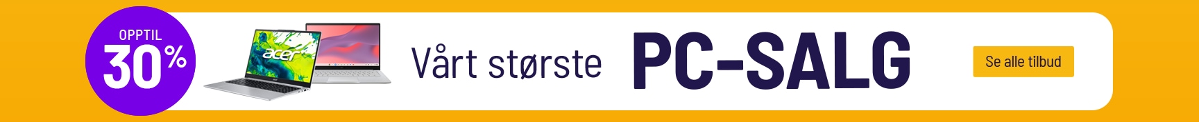 Vårt største PC Salg