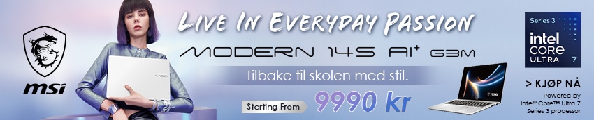 MSI, tilbake til skolen med stil