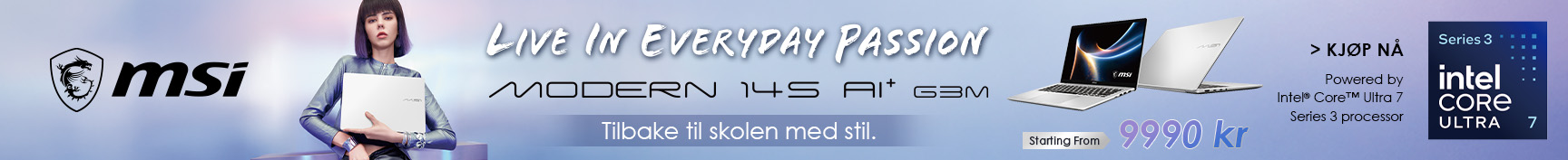 MSI, tilbake til skolen med stil
