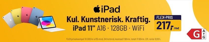 ipad 11" a16 Flex-pris 217/mnd