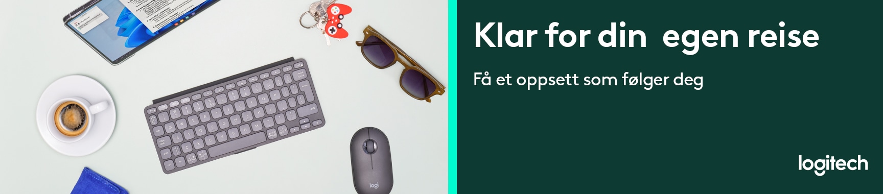 Logitech få et oppsett som følger deg