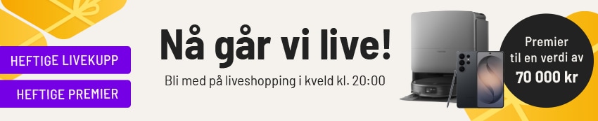 Nå går vi live