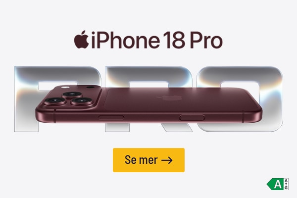 Nyheten iPhone 18 Pro