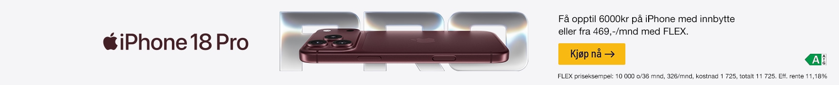 Kjøp iphone 18 nå