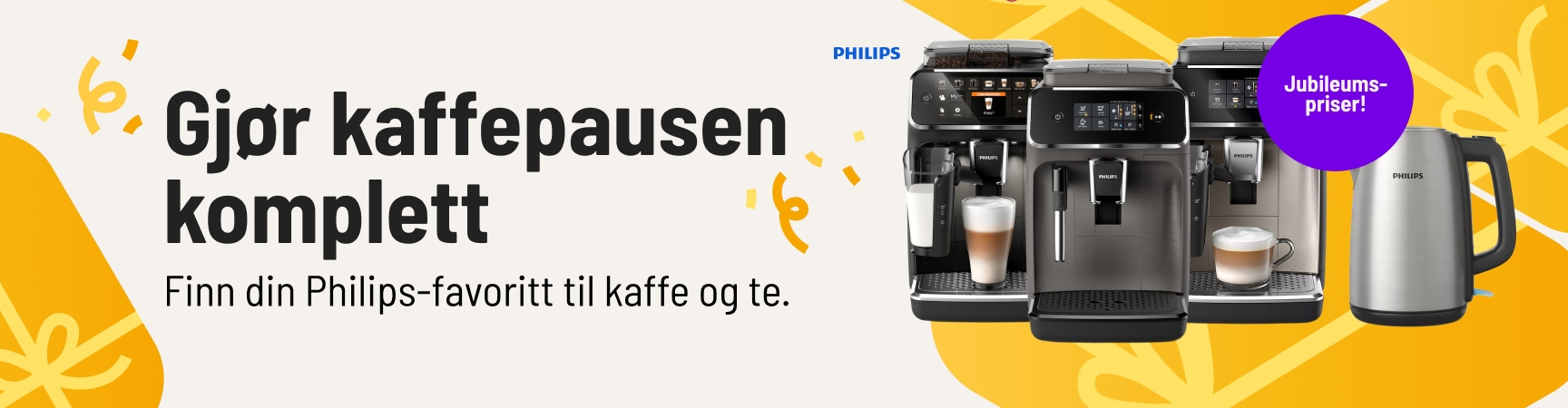Sjekk ut jubileumspriene fra Philips