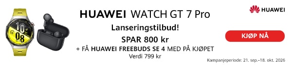Huawi watch gt 7 pro lanserings tilbud