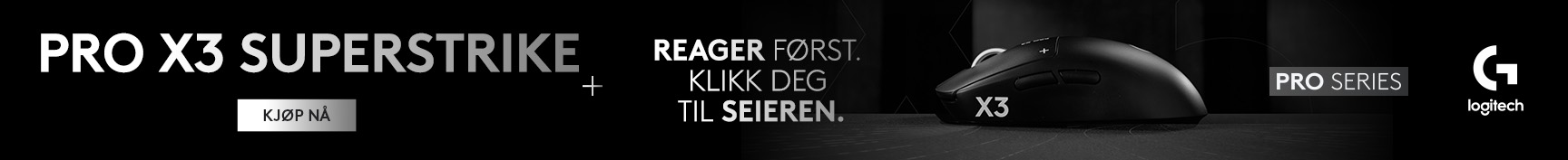 Logitech lanserer X3-serien!