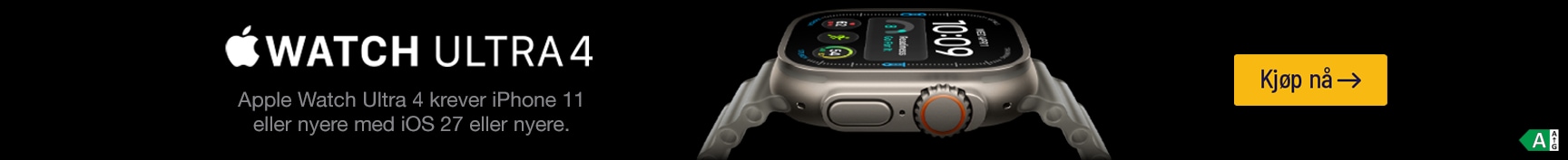 Kjøp nye Apple Watch Ultra 4 nå