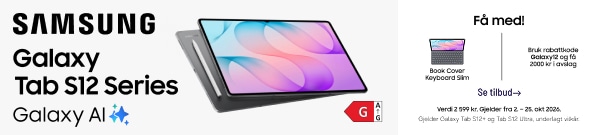 Få 2000 kr avslag med koden Galaxy12