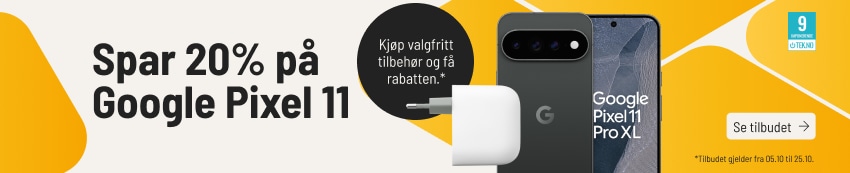 Spar 20% på google pixel