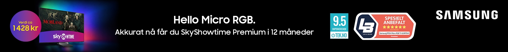 Nye micro rgb fra samsung