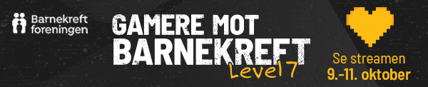 Gamere mot barnekreft level 17! Se streamen 9.-11. Oktober!