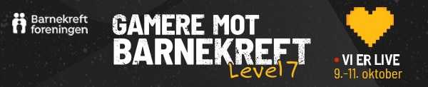 Gamere mot barnekreft level er nå live!