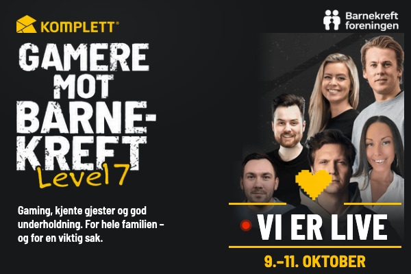Vi er live!