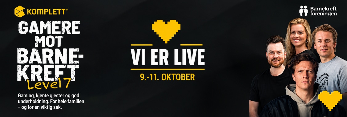 Vi er live!