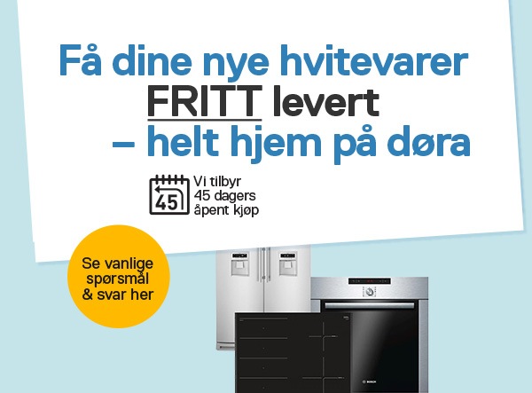 Handle hvitevarene hos Komplett