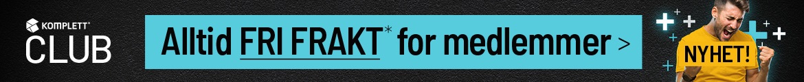 Alltid fri frakt for medlemmer!