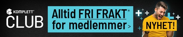 Alltid fri frakt for medlemmer!