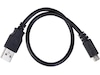 USB-A til USB Micro-B kabel 0,3m (sort) USB-kabler