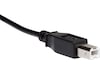 USB-C til USB-B kabel 2m (sort) USB-kabler