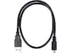 USB-A til USB Micro-B kabel 0,5m (sort) USB-kabler