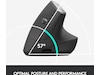 Logitech MX Vertical Trådløs BluetoothMus Ergonomi