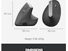 Logitech MX Vertical Trådløs BluetoothMus Ergonomi