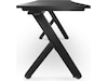 Svive Cygnus Gaming Desk matt sort med grå sømmer Gamingdesk