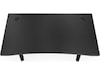 Svive Cygnus Gaming Desk matt sort med grå sømmer Gamingdesk