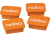 Nobo Orange Whiteboard Magneter 4-pakk Whiteboardtavler