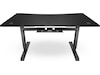 Svive Altair Gaming Desk matt sort med sorte sømmer Gamingdesk