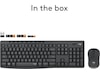 Logitech MK295 Silent Wireless Combo - GRAPHITE Mus & tastatur -kombipakker